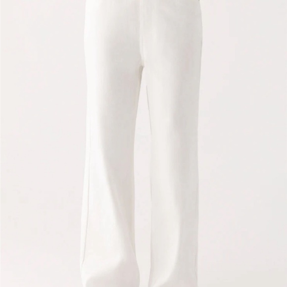 Peppermayo Exclusive - Back Again Straight Leg Denim Jeans - White - Picture 5 of 10